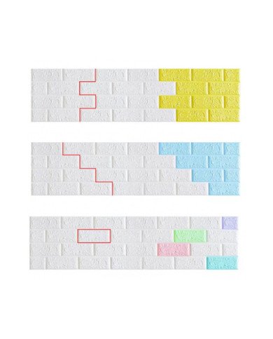 Panel Adhesivo 3D para Pared