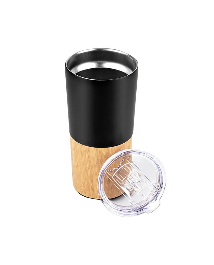 Vaso Viajero Bambú y Metal