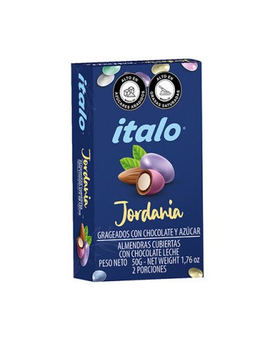 ALMENDRA JORDANIA CUB CON CHOC ITALO 50 GR