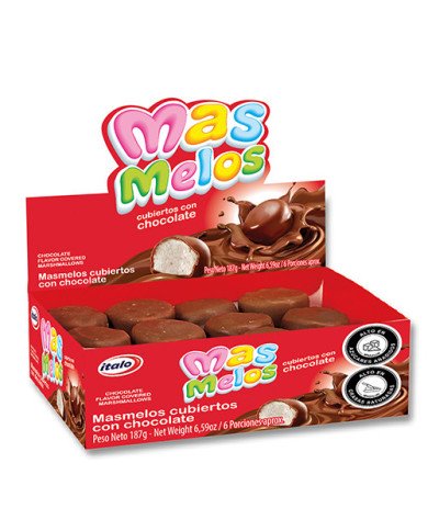 MASMELO CUB CHOCOLATE ITALO 187 GR