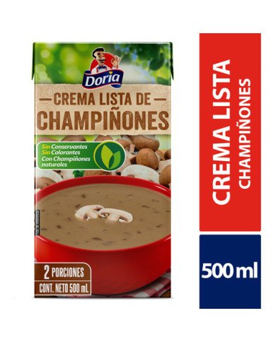Crema list Champinones DORIA X 500ml