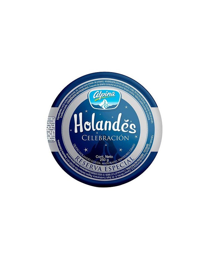 Queso ALPINA holandes navideno x 250g lb
