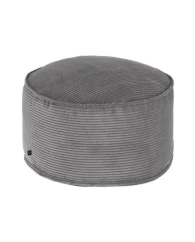 Puf grande Wilma    diam         60 cm pana gris