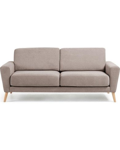 Sofá Narnia 3 plazas marrón 192 cm