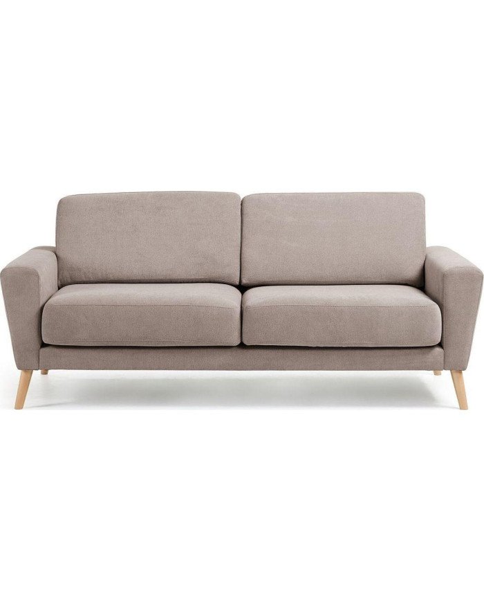 Sofá Narnia 3 plazas marrón 192 cm