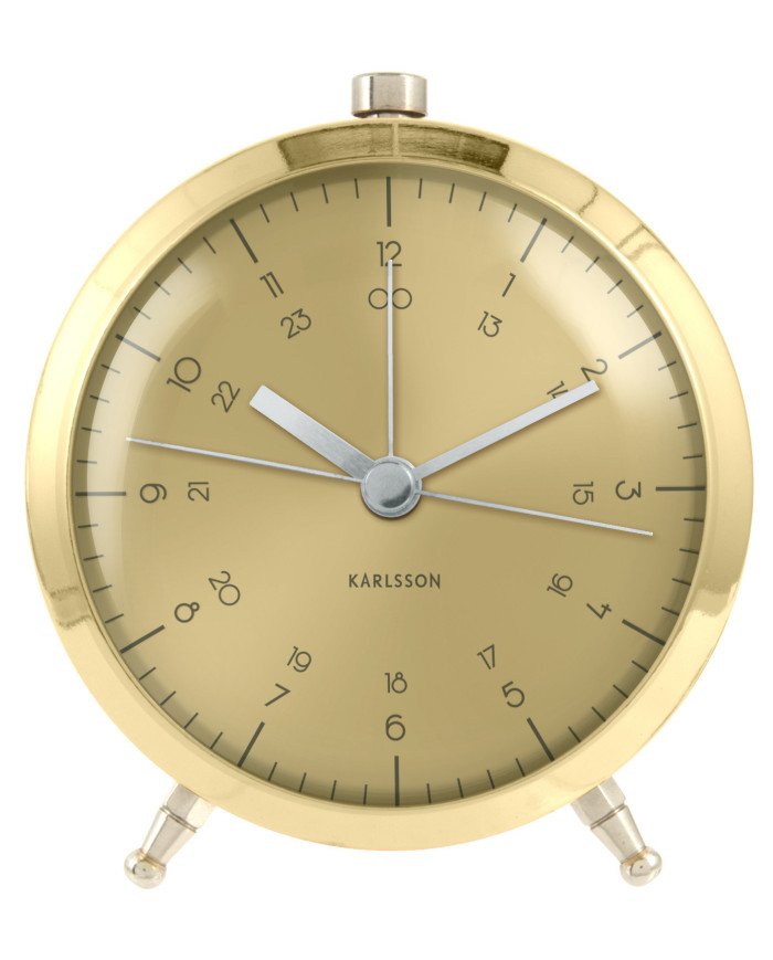 Reloj Button ∅9 cm dorado