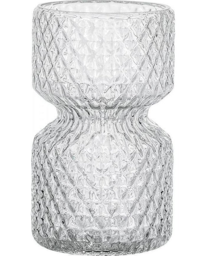 Jarrón Dumbbell 12x8 cm Transparente