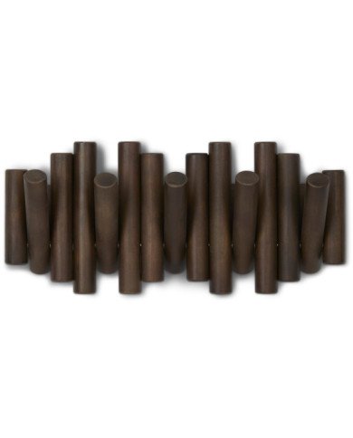 Perchero Picket Rail 37x17 cm marrón