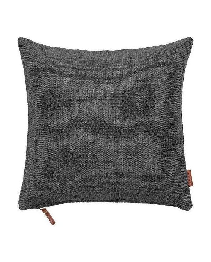 Cojín decorativo Handloom 50x50 cm Gris oscuro