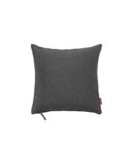 Cojín decorativo Handloom 50x50 cm Gris oscuro