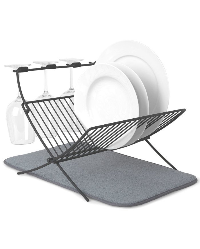 Escurridor de platos Xdry 51x37 cm gris