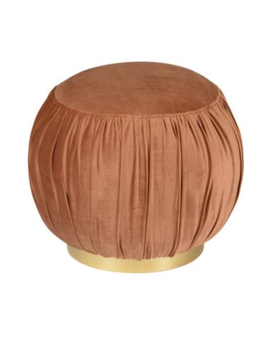 Puf Nora 43x42 cm marrón