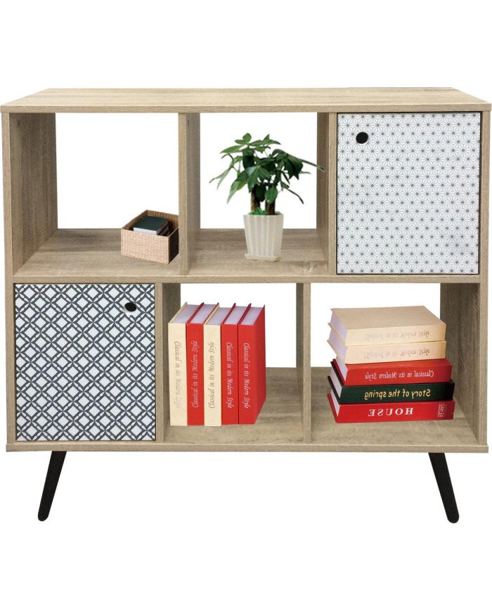 Librería Mailbox 98,5 x 87 cm colorida