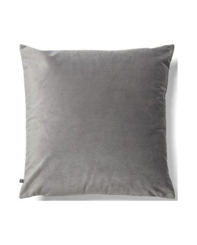 Funda cojín Lita 45 x 45 cm terciopelo gris