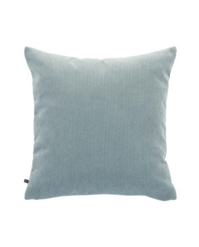 Funda cojín Namie 45 x 45 cm pana turquesa