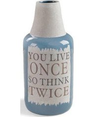 Jarrón Bagur azul marino