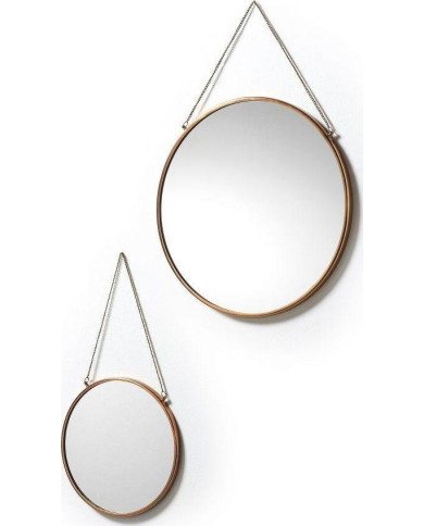 Set Icon de 2 espejos    diam         41 cm /    diam         26 cm