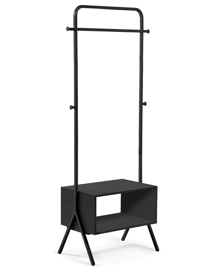 Perchero Bently acero negro 74 x 180 cm