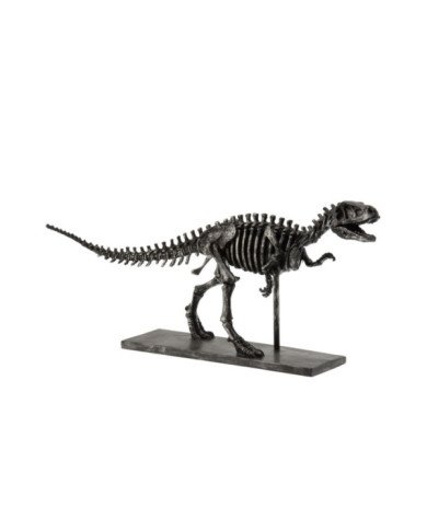 DINOSAURIO RESINA GRIS OSC
