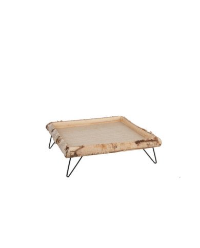BANDEJA DE PIE MADERA ABEDUL