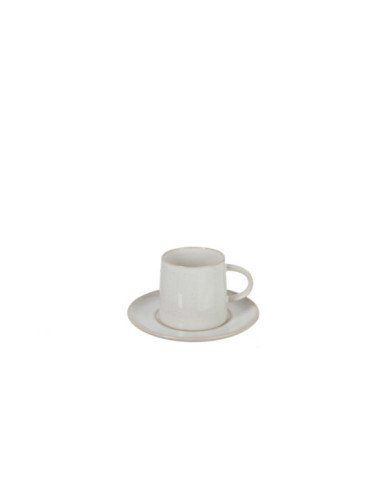 TAZA+PLATO NOA PORCELANA BL