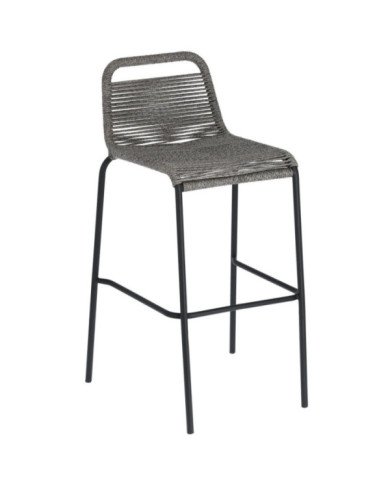 Silla de bar Glenville 48x100 cm gris