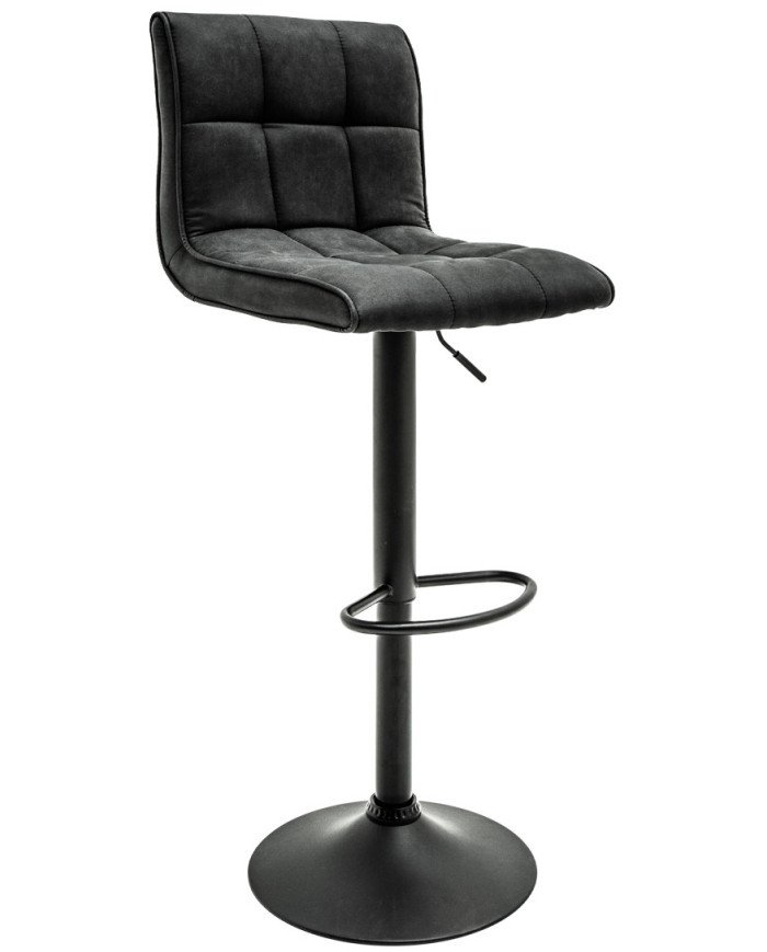 Taburete de bar Modena 95-115 cm gris vintage