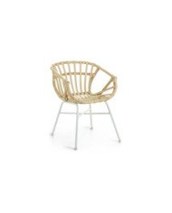 Silla de jardín Constant 55x73 cm Natural