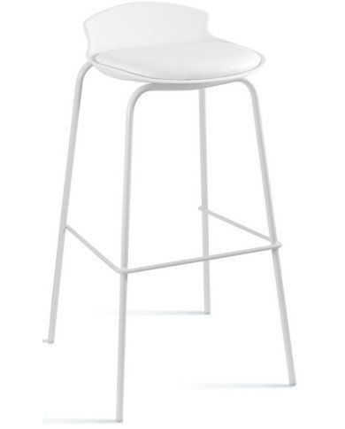 Taburete de bar Duke 40x86 cm blanco
